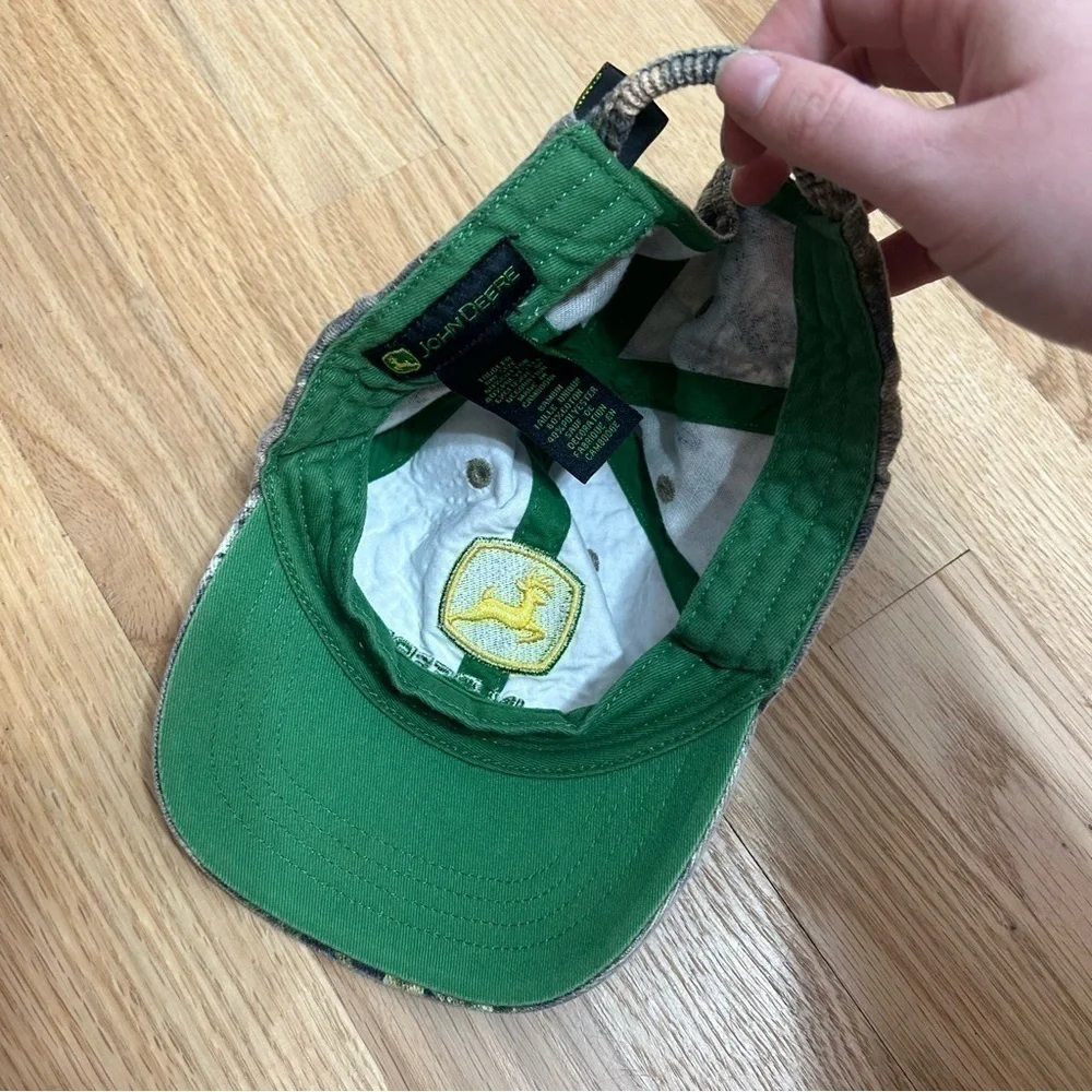 John Deere Toddler Hat Camouflage Green Kids Baseball Cap